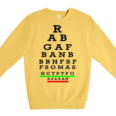 Rabgafban City Girls Abbreviation Act Up Premium Crewneck Sweatshirt