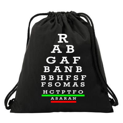 Rabgafban City Girls Abbreviation Act Up Drawstring Bag