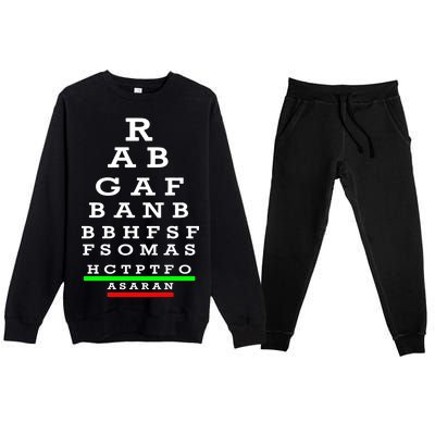 Rabgafban City Girls Abbreviation Act Up Premium Crewneck Sweatsuit Set