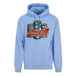 Retro Ameri Can America Flag 4th Of July Independence Day Unisex Surf Hoodie