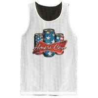 Retro Ameri Can America Flag 4th Of July Independence Day Mesh Reversible Basketball Jersey Tank