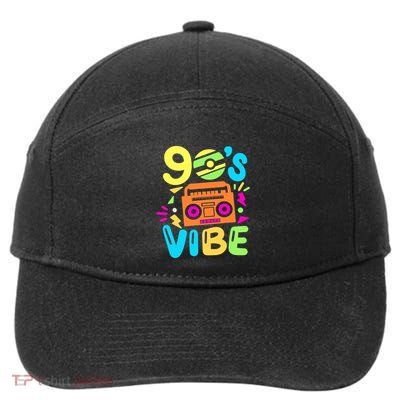 Retro Aesthetic Costume Party Outfit 90s Vibe 7-Panel Snapback Hat
