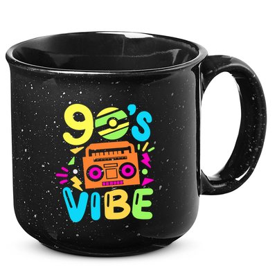 Retro Aesthetic Costume Party Outfit 90s Vibe 15oz Campfire Ceramic Mug