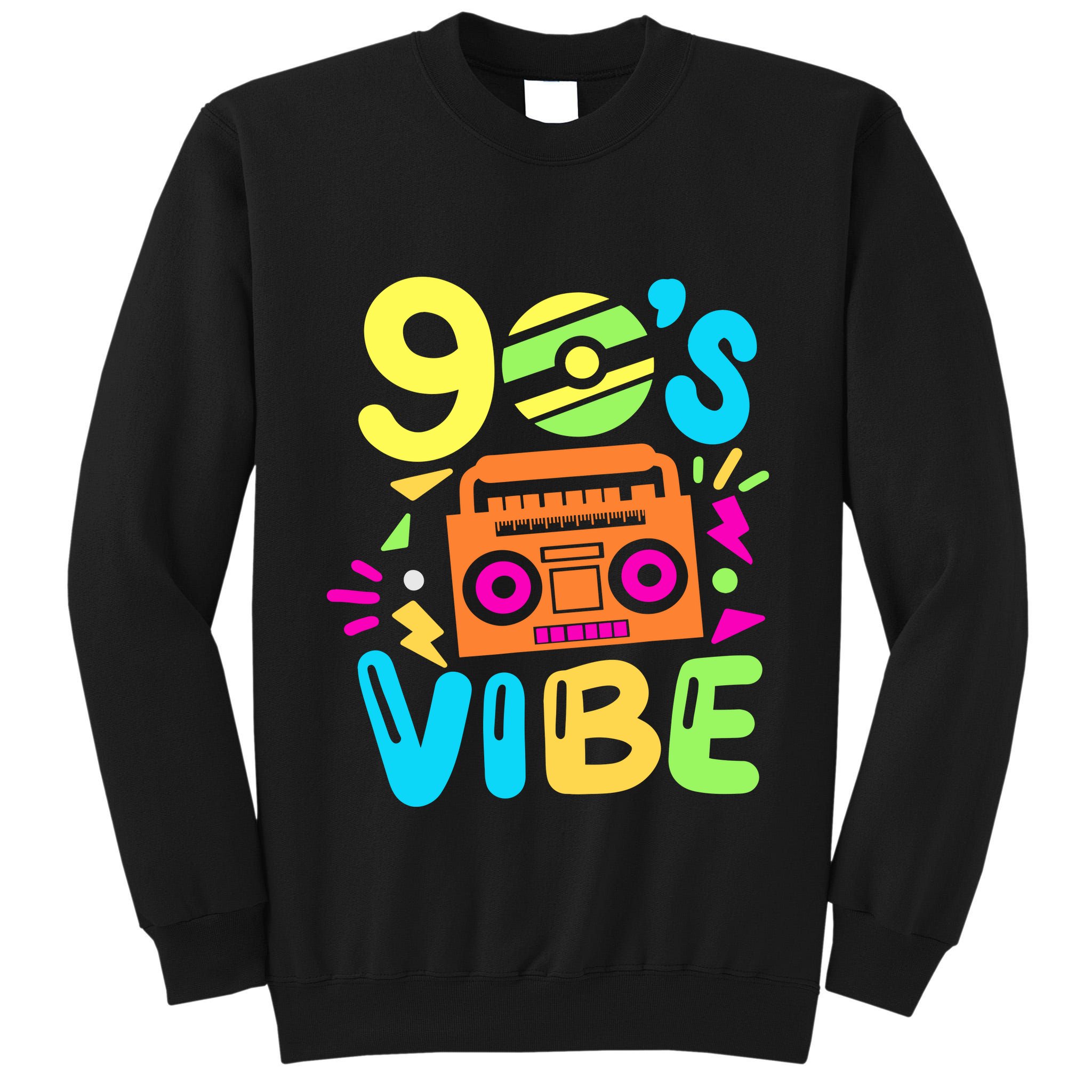 Retro Aesthetic Costume Party Outfit 90s Vibe Tall Sweatshirt