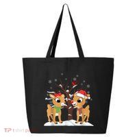 Rudolph And Clarice Christmas Reindeer Gift 25L Jumbo Tote