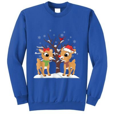 Rudolph And Clarice Christmas Reindeer Gift Sweatshirt