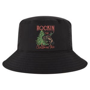 Rockin Around Christmas Tree Cow Xmas Design Gift Cool Comfort Performance Bucket Hat