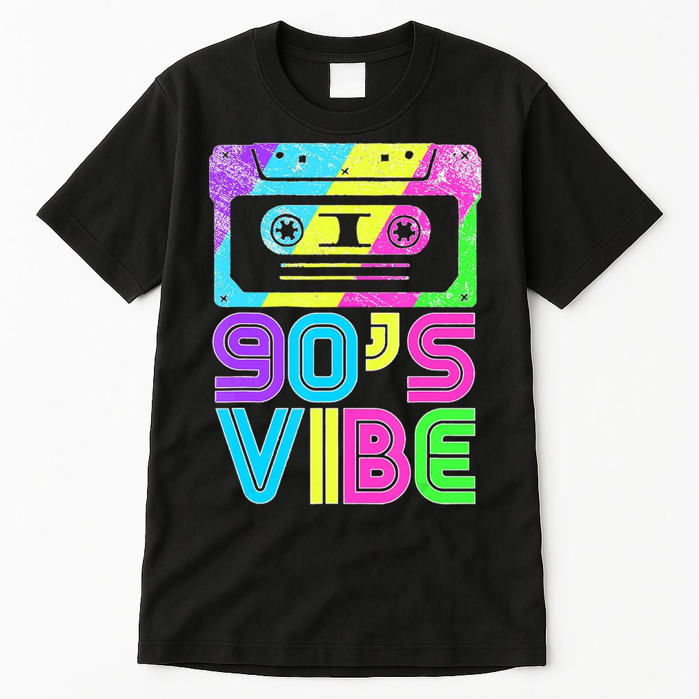 Retro Aesthetic Costume Party Outfit 90's Vibe Tall T-Shirt