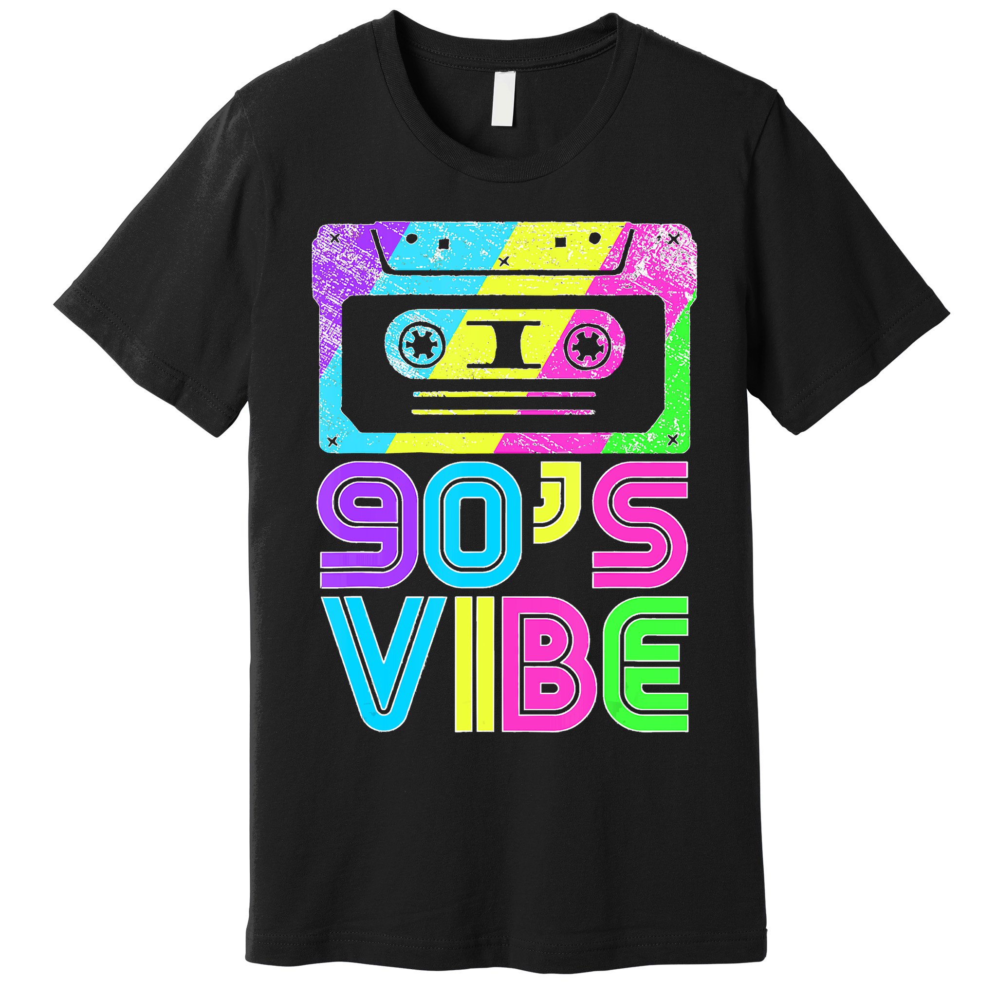 Retro Aesthetic Costume Party Outfit 90's Vibe Premium T-Shirt