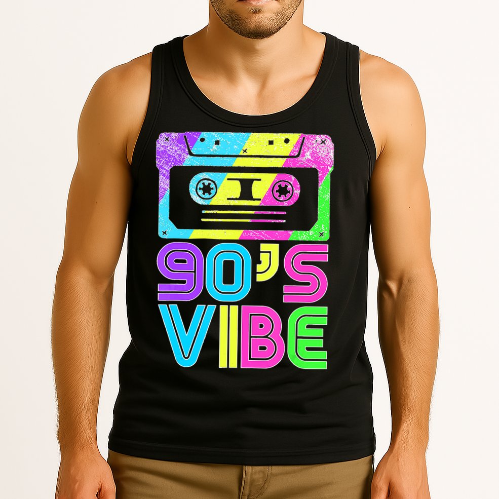 Retro Aesthetic Costume Party Outfit 90's Vibe Tank Top