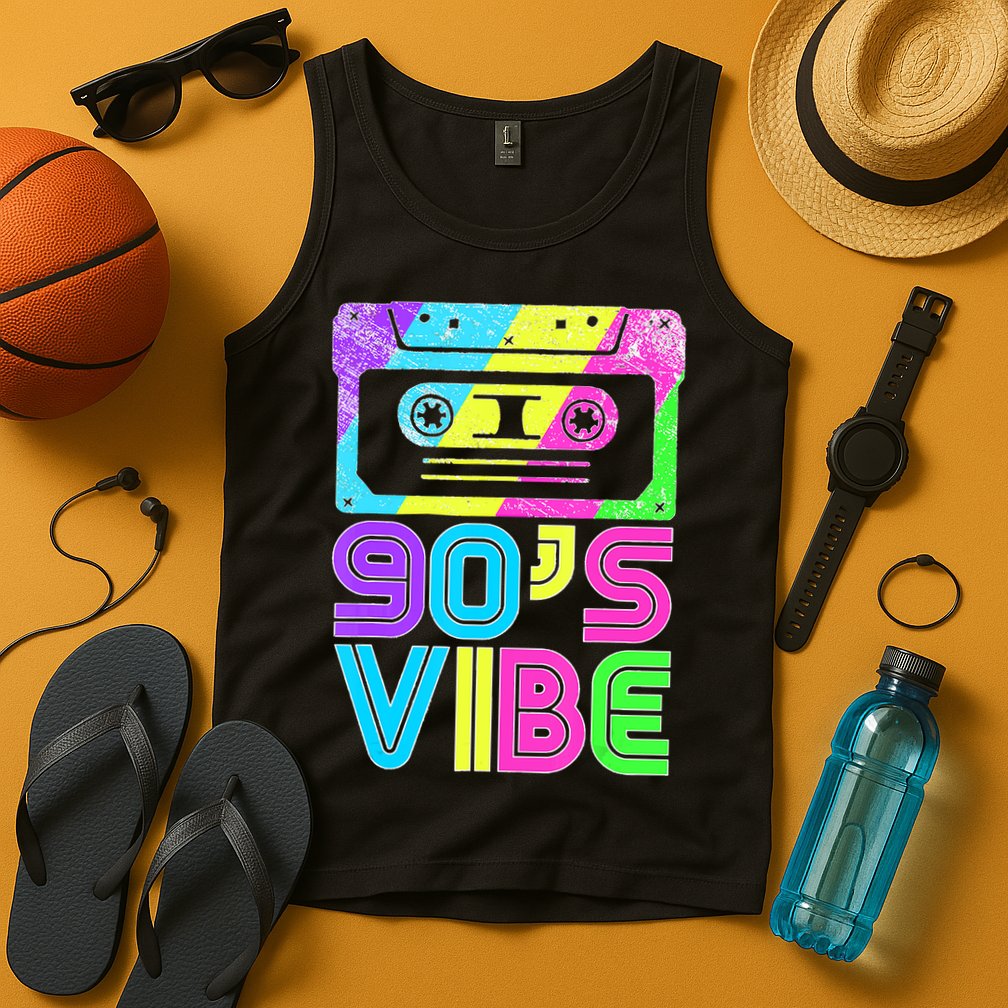Retro Aesthetic Costume Party Outfit 90's Vibe Tank Top