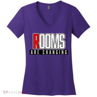 Rooms Are Changing Vol 1 Women's V-Neck T-Shirt