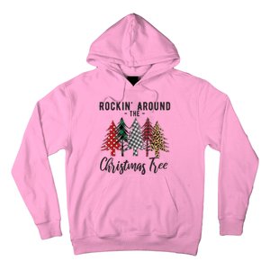 Rockin Around Christmas Tree Cowboy Xmas Design Hoodie