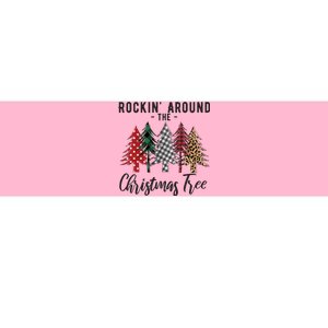 Rockin Around Christmas Tree Cowboy Xmas Design Bumper Sticker