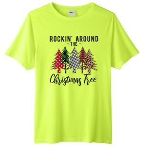 Rockin Around Christmas Tree Cowboy Xmas Design Tall Fusion ChromaSoft Performance T-Shirt