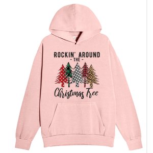 Rockin Around Christmas Tree Cowboy Xmas Design Urban Pullover Hoodie