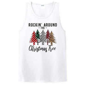 Rockin Around Christmas Tree Cowboy Xmas Design PosiCharge Competitor Tank