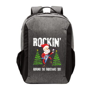 Rockin Around Christmas Tree Gift Funny Santa Rocker Cool Gift Vector Backpack