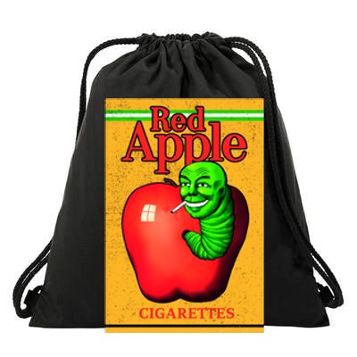 Red Apple Cigarettes Drawstring Bag