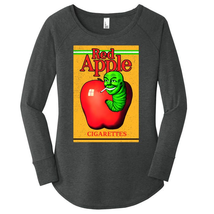 Red Apple Cigarettes Women's Perfect Tri Tunic Long Sleeve Shirt