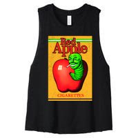 Red Apple Cigarettes Women's Racerback Cropped Tank