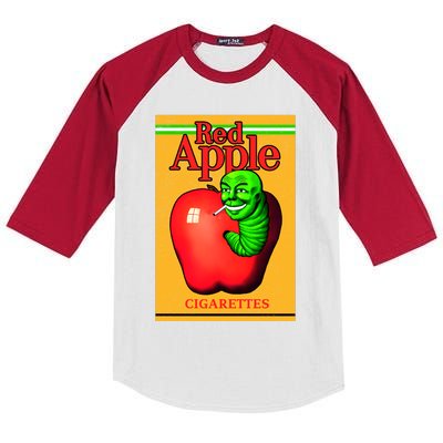 Red Apple Cigarettes Kids Colorblock Raglan Jersey