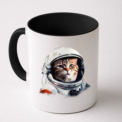 Realistic Astronaut Cat Mug