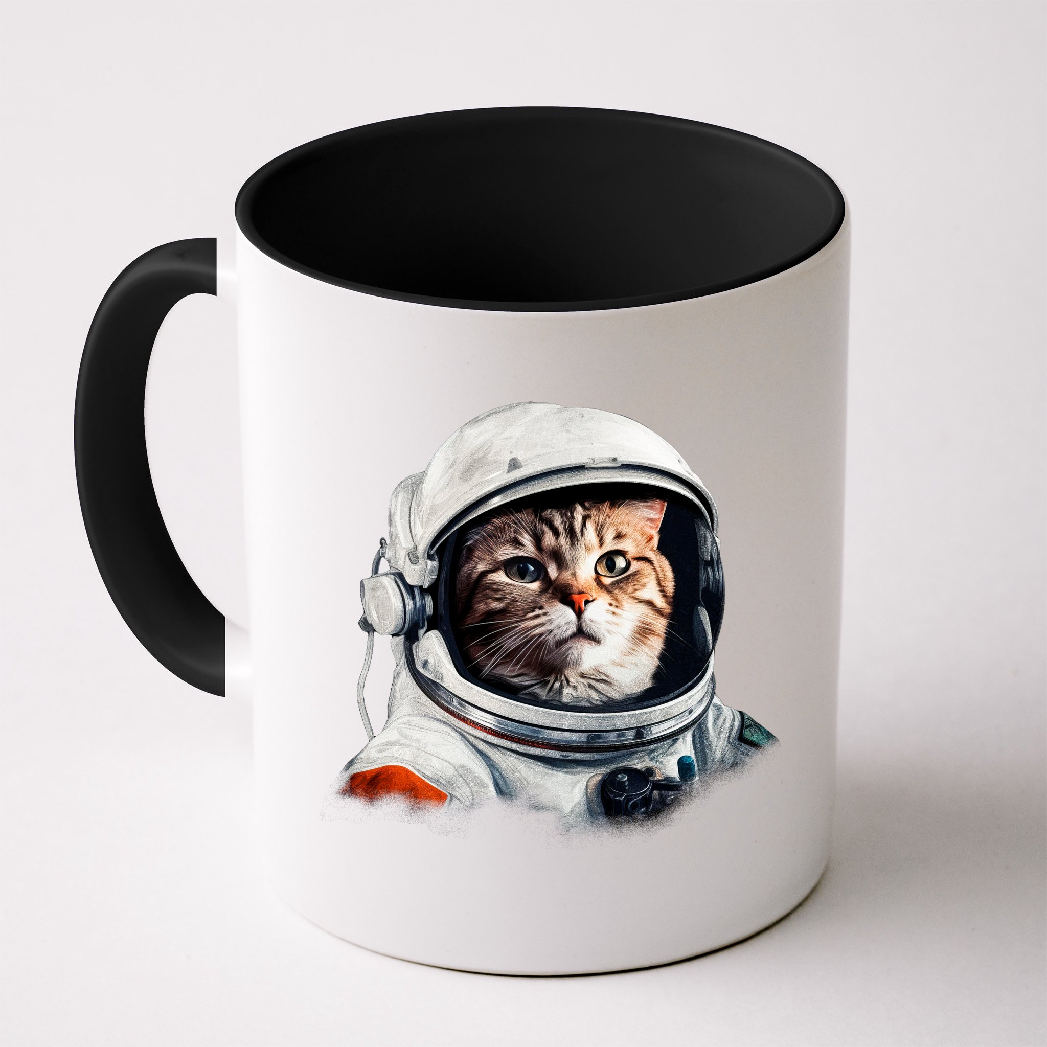Realistic Astronaut Cat Mug