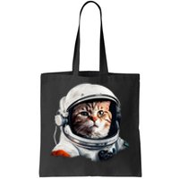 Realistic Astronaut Cat Tote Bag