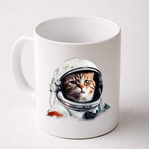 Realistic Astronaut Cat Coffee Mug