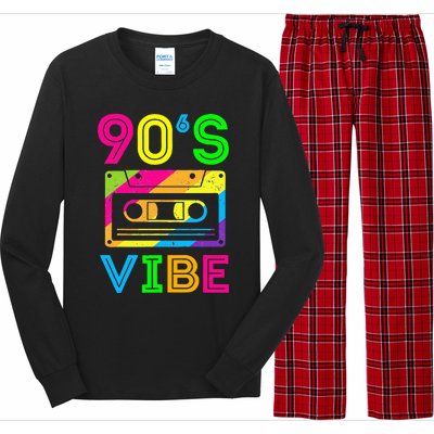 Retro Aesthetic Costume Party Outfit 90s Vibe Long Sleeve Pajama Set