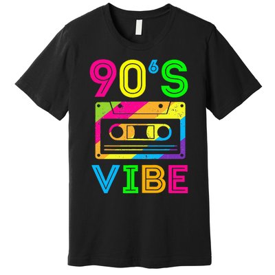 Retro Aesthetic Costume Party Outfit 90s Vibe Premium T-Shirt