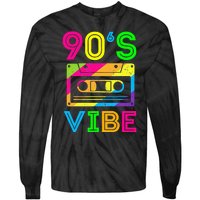 Retro Aesthetic Costume Party Outfit 90s Vibe Tie-Dye Long Sleeve Shirt