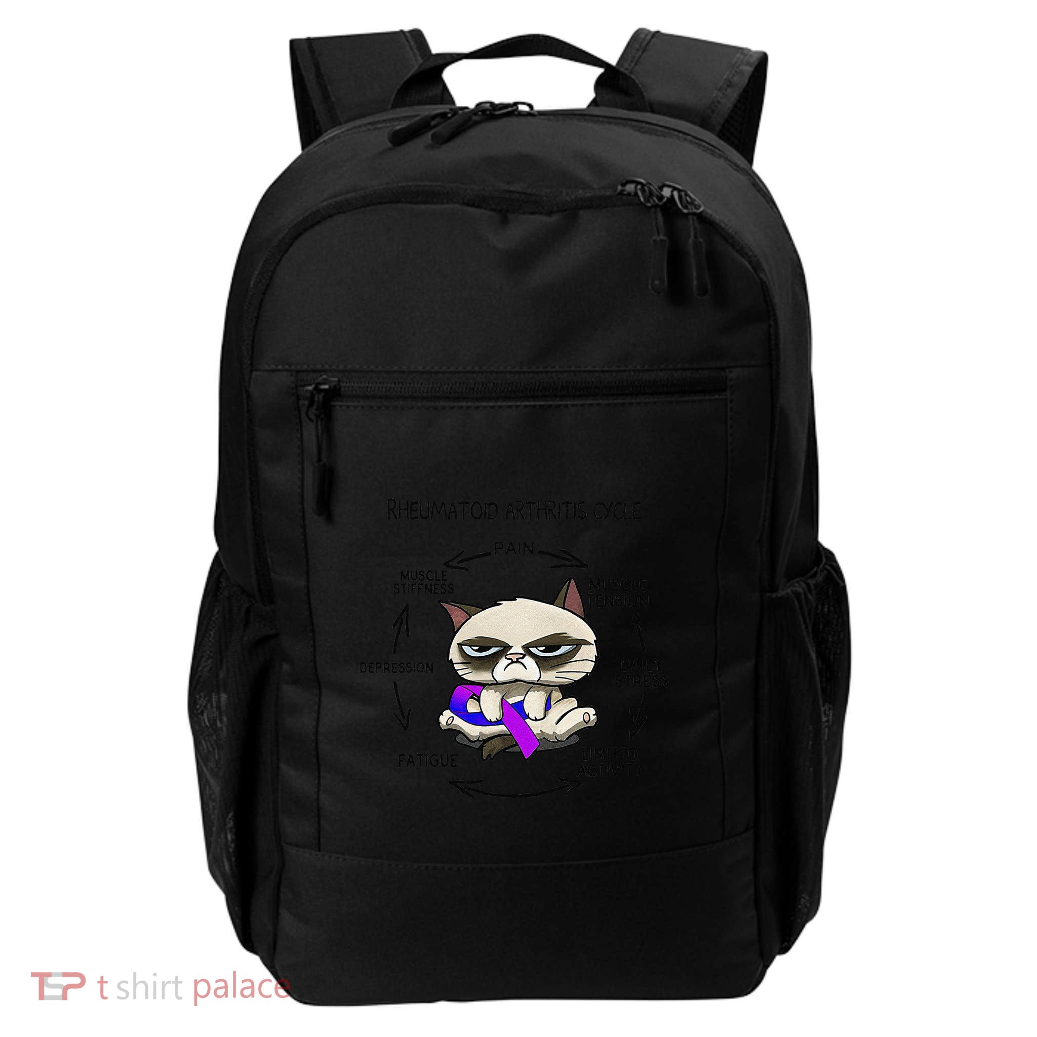Rheumatoid Arthritis Cycle Funny Cat Rheumatoid Arthritis Backpack