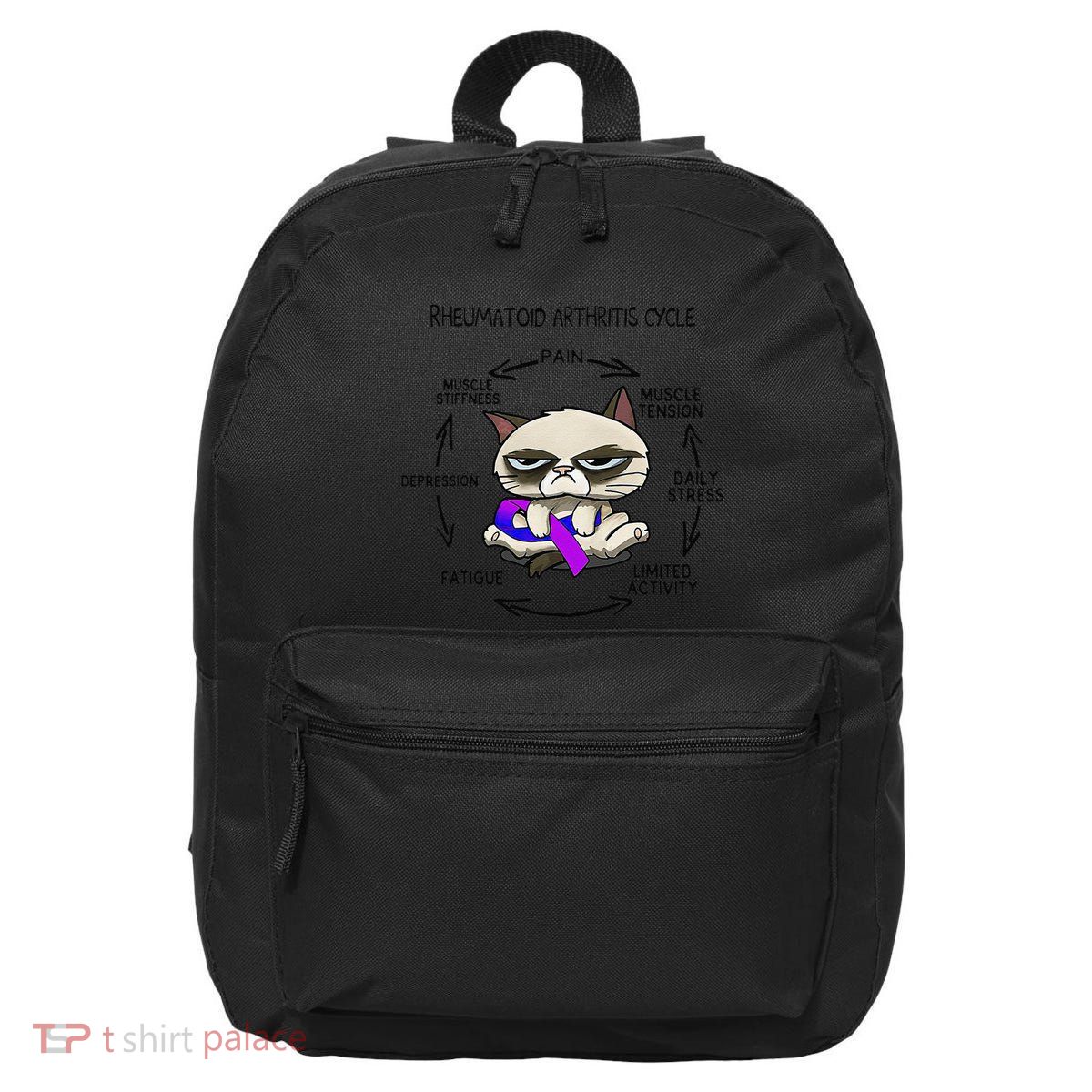 Rheumatoid Arthritis Cycle Funny Cat Rheumatoid Arthritis 16 in Basic Backpack