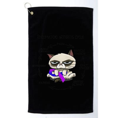 Rheumatoid Arthritis Cycle Funny Cat Rheumatoid Arthritis Golf Towel