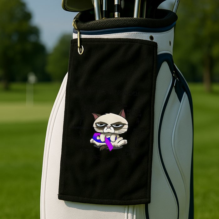 Rheumatoid Arthritis Cycle Funny Cat Rheumatoid Arthritis Golf Towel