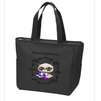 Rheumatoid Arthritis Cycle Funny Cat Rheumatoid Arthritis Zip Tote Bag