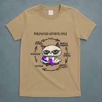 Rheumatoid Arthritis Cycle Funny Cat Rheumatoid Arthritis T-Shirt