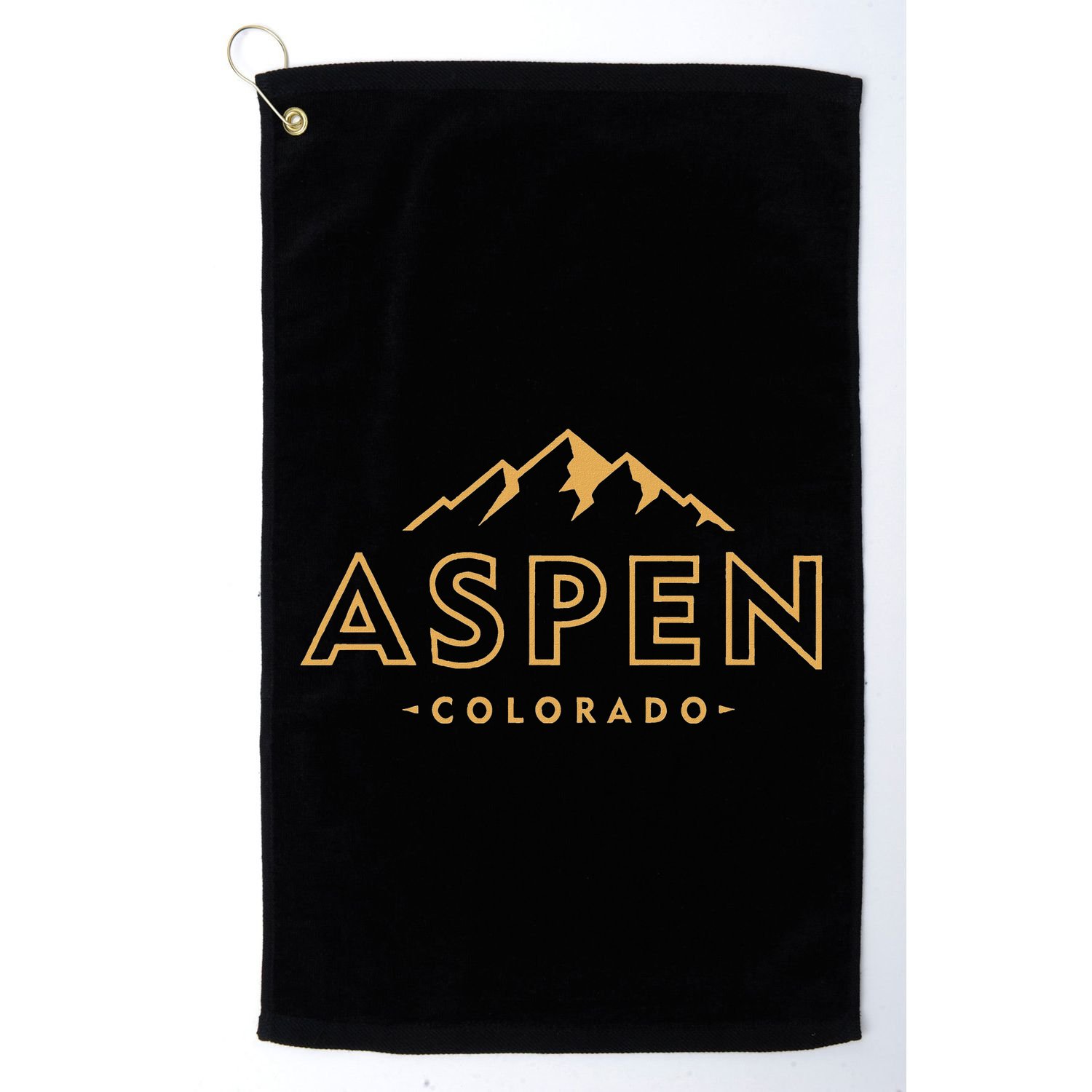 Retro Aspen Colorado Vintage Throwback Souvenir Golf Towel