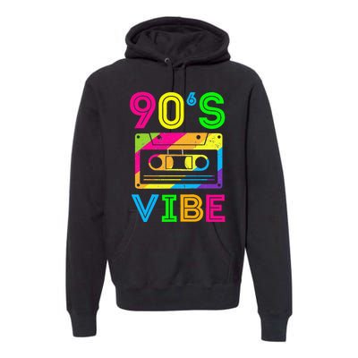 Retro Aesthetic Costume Party Outfit 90s Vibe Premium Hoodie