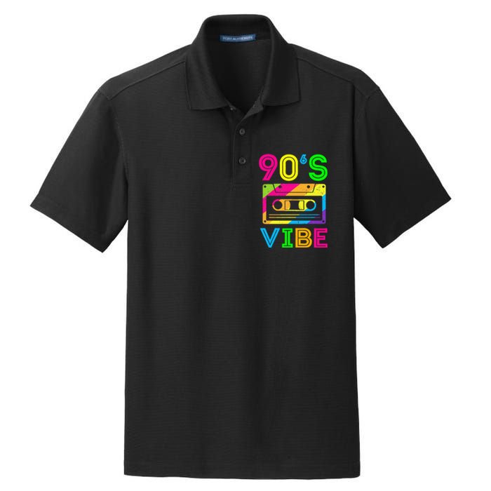 Retro Aesthetic Costume Party Outfit 90s Vibe Dry Zone Grid Polo