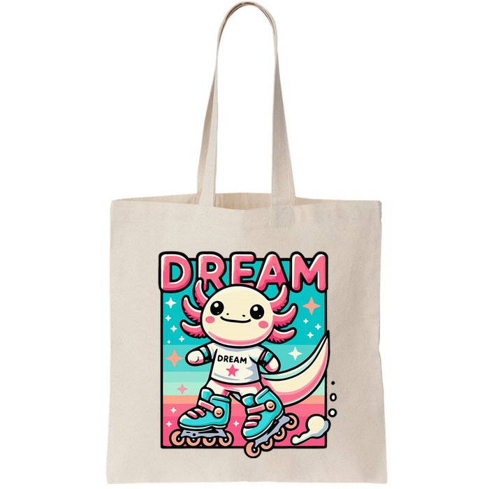 Rollerblading Axolotl Cute Salamander On Inline Skates Bag