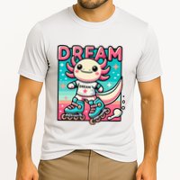 Rollerblading Axolotl Cute Salamander On Inline Skates Performance Shirt