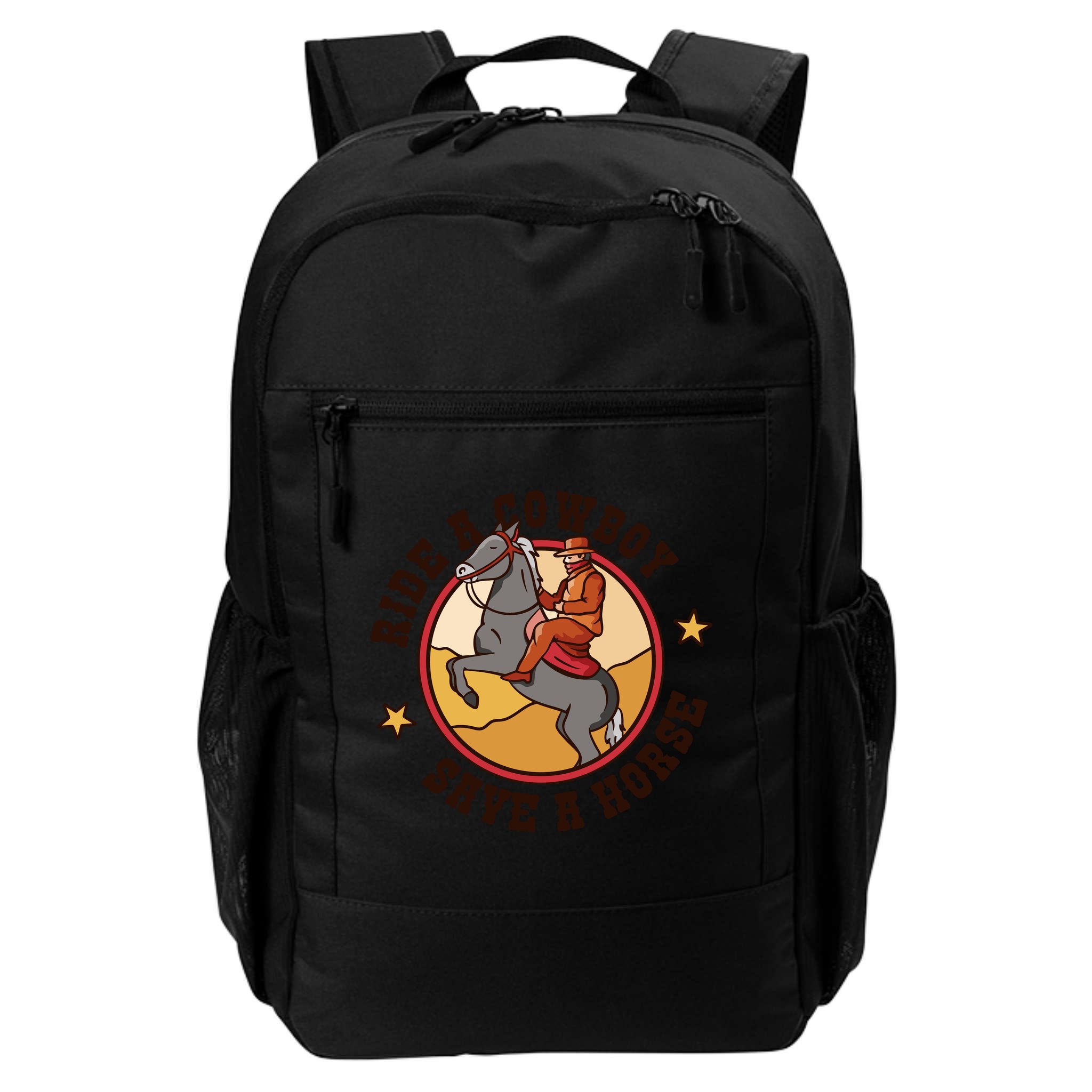 Ride A Cowboy Save A Horse Backpack
