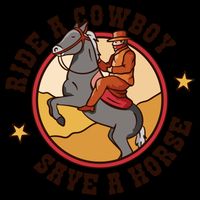 Ride A Cowboy Save A Horse 7-Panel Snapback Hat