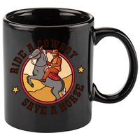 Ride A Cowboy Save A Horse 11oz C Handle Ceramic Mug