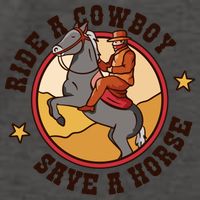 Ride A Cowboy Save A Horse Vector Backpack