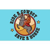 Ride A Cowboy Save A Horse Bumper Sticker