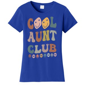 Retro Aunt Club Funny Smile Colorful Cool Aunt Club Aunties Gift Women's T-Shirt